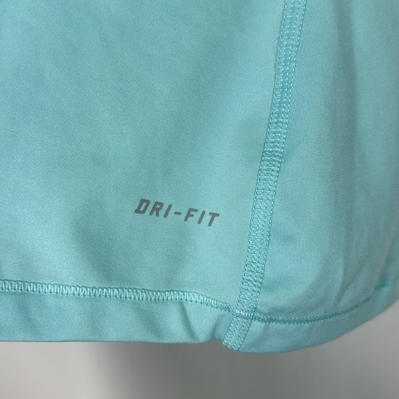 Nike Pro Bright Blue Logo Racerback Tank Top Large - Picture 7 of 7